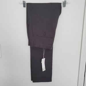 VINCE Men's Dark Gray Black Pinstripe Pants Sz 32 NWT